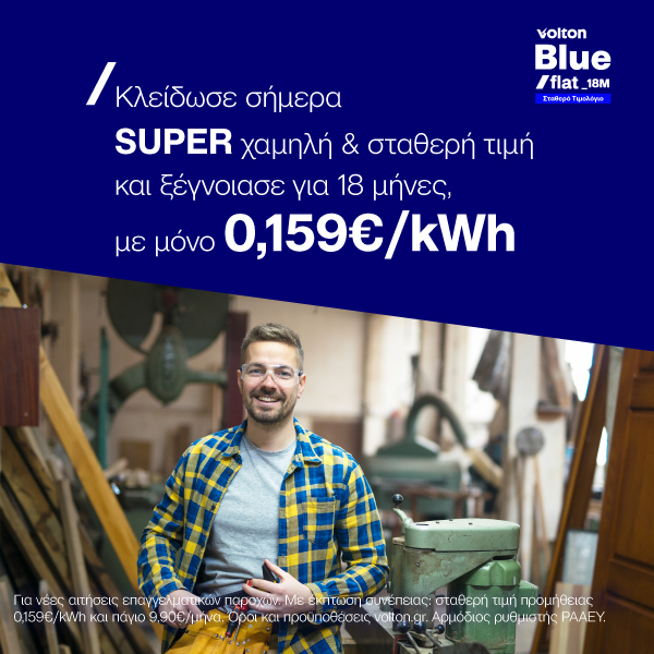 Volton Blue Flat 18M Business 21
