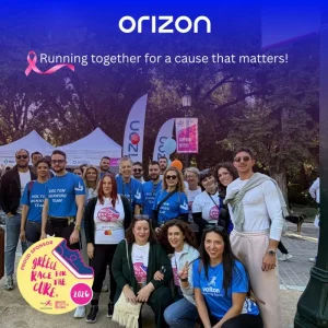 Συμμετοχή των εργαζομένων της Orizon στο Race for the Cure.